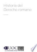 Historia del derecho romano