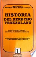 Historia del derecho venezolano
