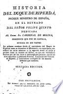 Historia del Ducque Riperdá, primer ministro de España en el reynado del Señor Felipe Quinto
