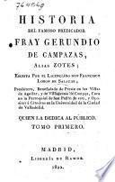 Historia del famoso predicador fray Gerundio de Campazas, alias Zotes