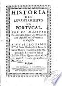 Historia del leuantamiento de Portugal
