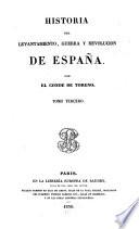 Historia del levantamiento, guerra y revolución de España