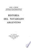 Historia del notariado argentino