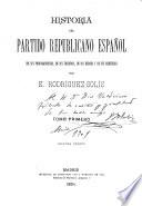 Historia del Partido republicano español. 2a col