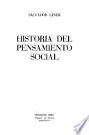 Historia del pensamiento social