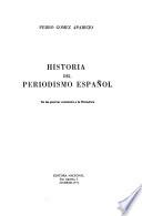 Historia del periodismo español