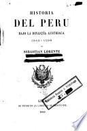 Historia ... del Perú ...