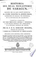 Historia del Real Monasterio de Sahagún