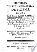 Historia del Real Monasterio de Sixena, 1