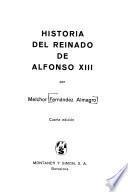 Historia del reinado de Alfonso XIII