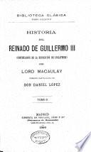 Historia del reinado de Guillermo III
