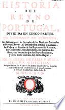 Historia del reyno de Portugal, dividida en cinco partes