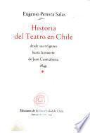Historia del teatro en Chile