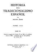 Historia del tradicionalismo español