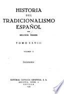 Historia del tradicionalismo español