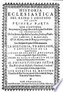 Historia Eclesiastica Del Reino Y Obispado De Jaen Iaen ...