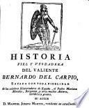 Historia fiel Y verdadera del Valiente Bernardo del Carpio