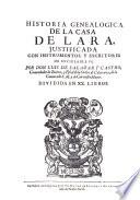 Historia genealógica de la casa de Lara