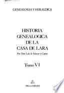 Historia genealógica de la casa de Lara