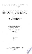 Historia general de América