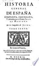 Historia General De Espana Compuesta, Emendada,Y Anadida
