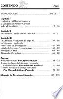Historia general de la literatura hondureña y glosario de términos literarios