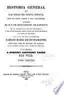 Historia general de las cosas de Nueva Espanã