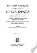 Historia general de las cosas de Nueva España: Libros, V, VI, VII y VIII