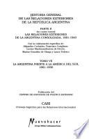 Historia general de las relaciones exteriores de la República Argentina
