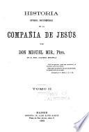 Historia interna documentada de la Compañía de Jesús