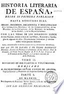 Historia literaria de España