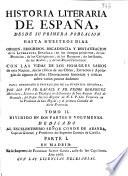 Historia literaria de España