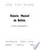 Historia musical de Bolivia