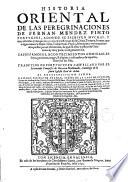 Historia oriental de las peregrinaciones de ---