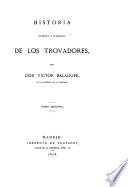 Historia política y literaria de los trovadores