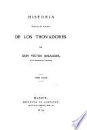 Historia política y literaria de los trovadores