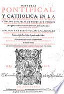Historia pontifical y catholica