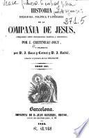 Historia religiosa, política y literaria de la Compañía de Jesús