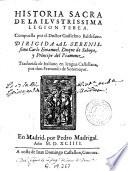 Historia sacra de la ilustrissima Legion Tebea