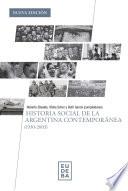 Historia social de la Argentina contemporánea (1930-2003)