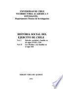 Historia social del ejército de Chile
