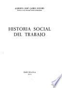 Historia social del trabajo