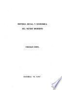 Historia social y económica del mundo moderno