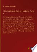 Historia Universal Antigua y Moderna. Tomo X