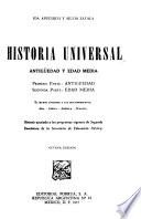 Historia universal, antigüedad y Edad Media