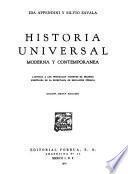Historia universal: moderna y contemporánea