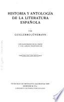 Historia y antología de la literatura espanõla