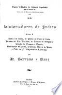 Historiadores de Indias ...