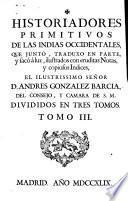 Historiadores primitivos de las Indias Occidentales