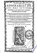 Historias admirables de las mas ilustres entre las menos conocidas santas qua ay en el cielo